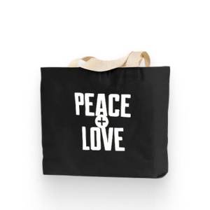 PEACE and LOVE COTTON CANVAS